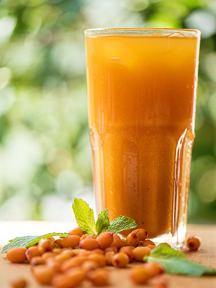 沙棘果汁饮料 来自高原的健康能量，即享无酒精天然美味